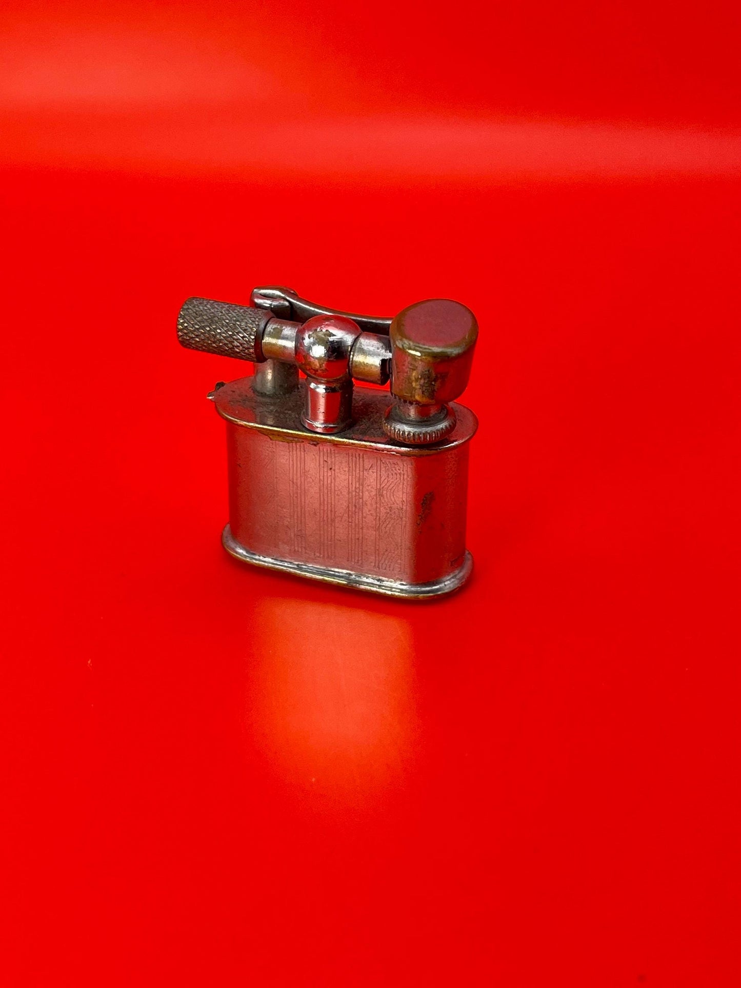 Tiny Vintage Lighter  Needs Flint, & Fuel  Working Parts