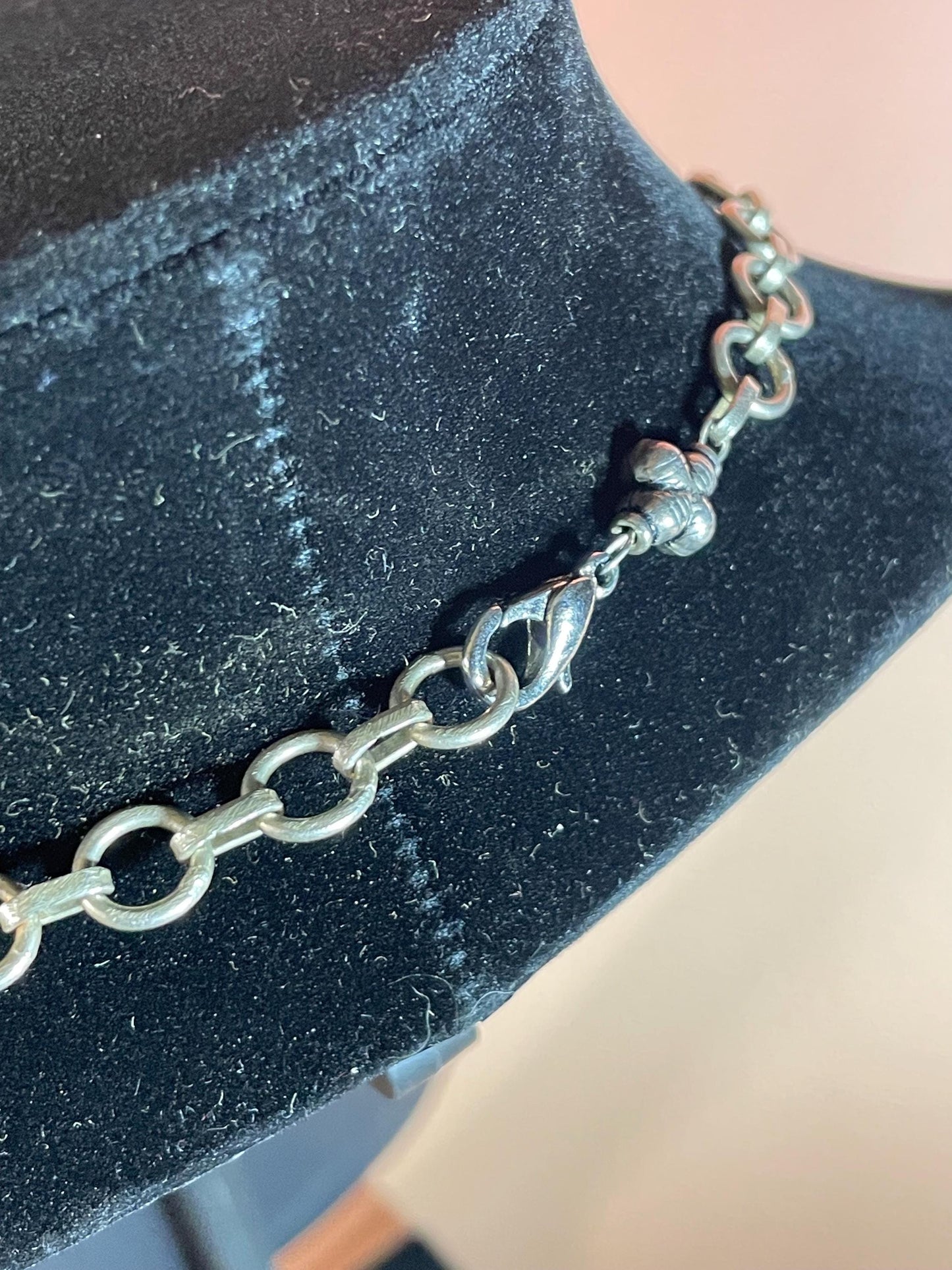 Approx 18.5 inch Adjustable Stone Necklace