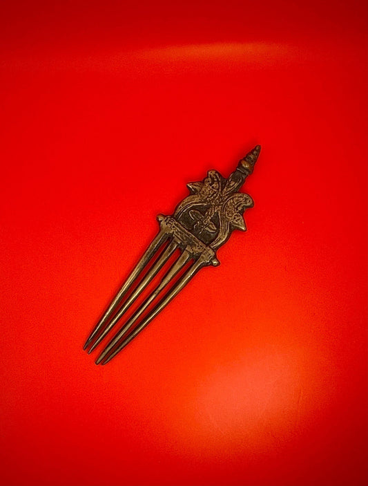 Antique Nepal Bronze Hair Pick