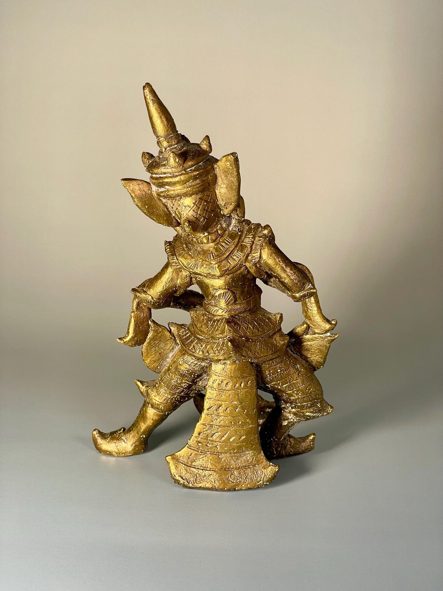 Antique Late 1800s Bronze Thai Dancer  Exquisite Asian Art Collectible