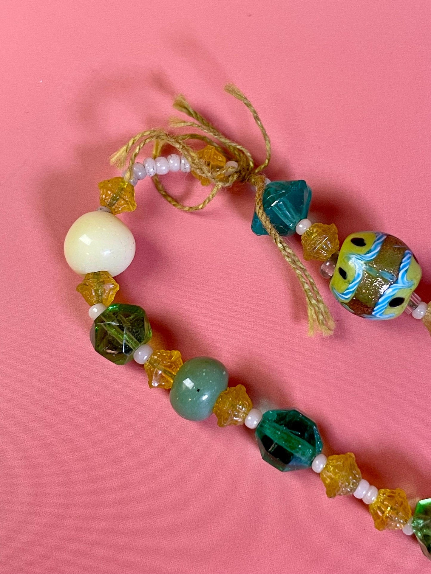 24 inch Colourful Beaded Necklace