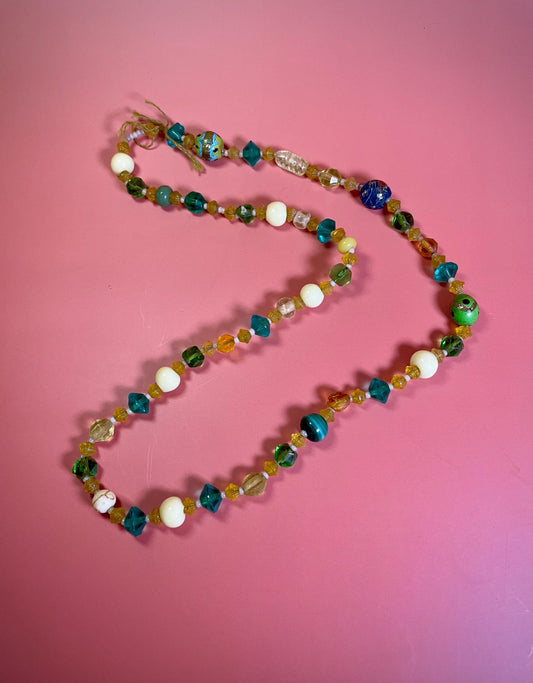 24 inch Colourful Beaded Necklace