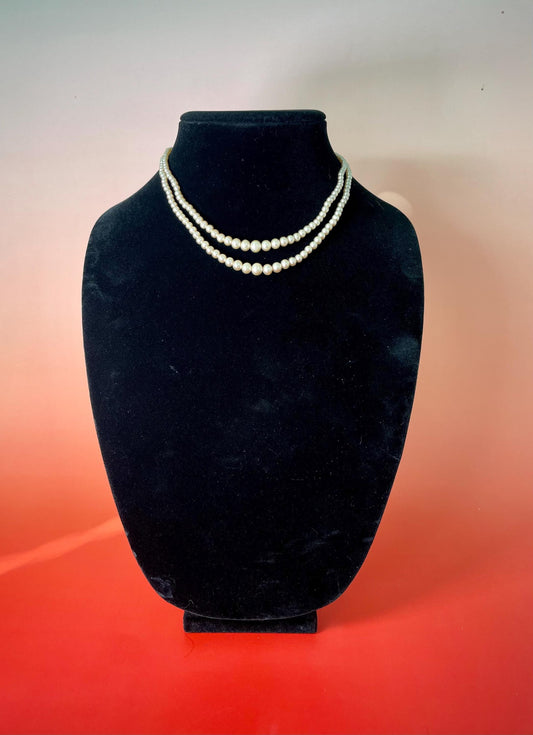 15.5 inch Layered Pearl Necklace