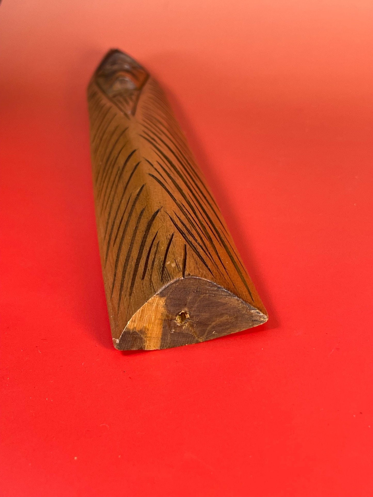 10.75 inch tall Signed Indigenous First Nations carving by Ian Joseph