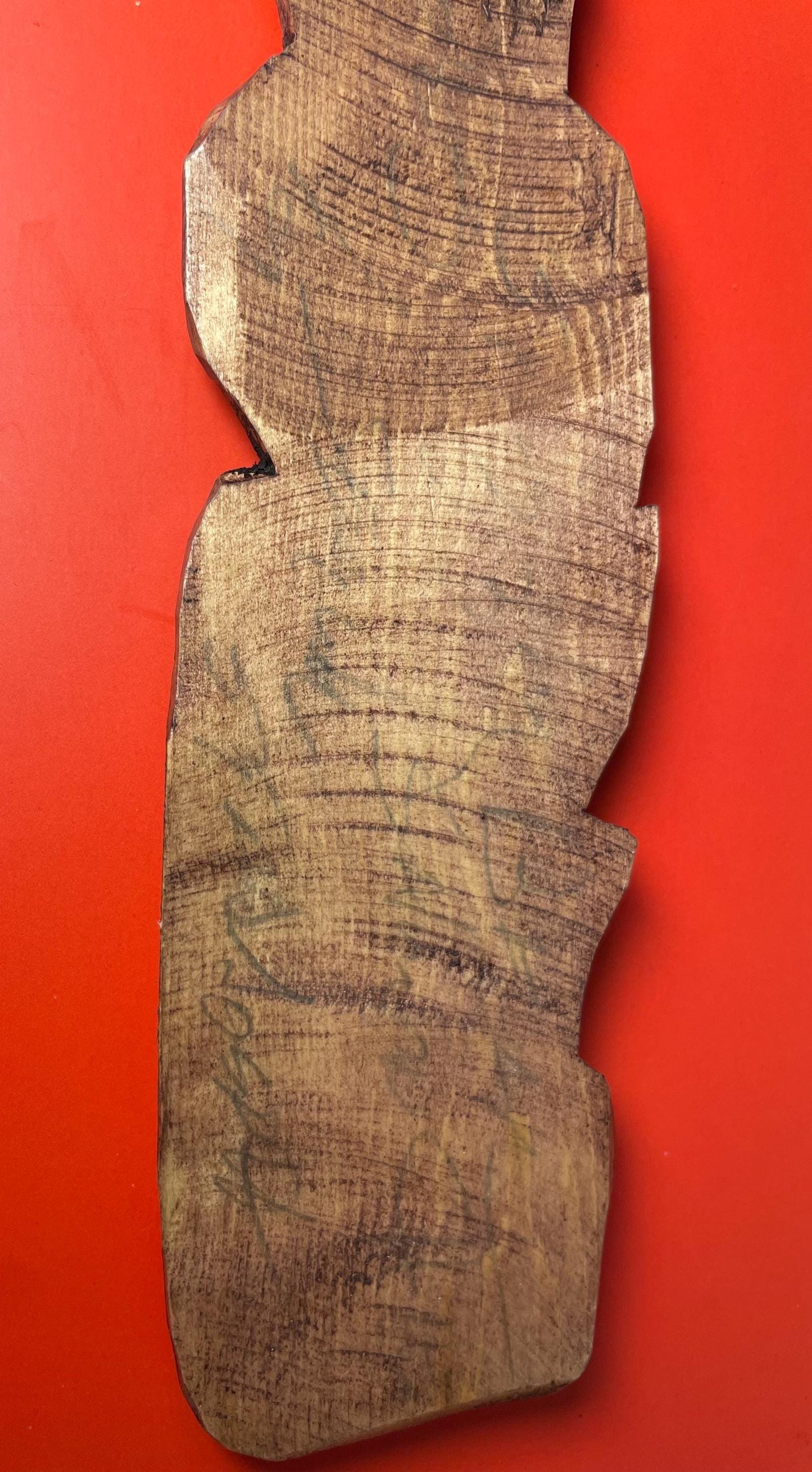 12 inch Signed Indigenous First Nations carved Knife