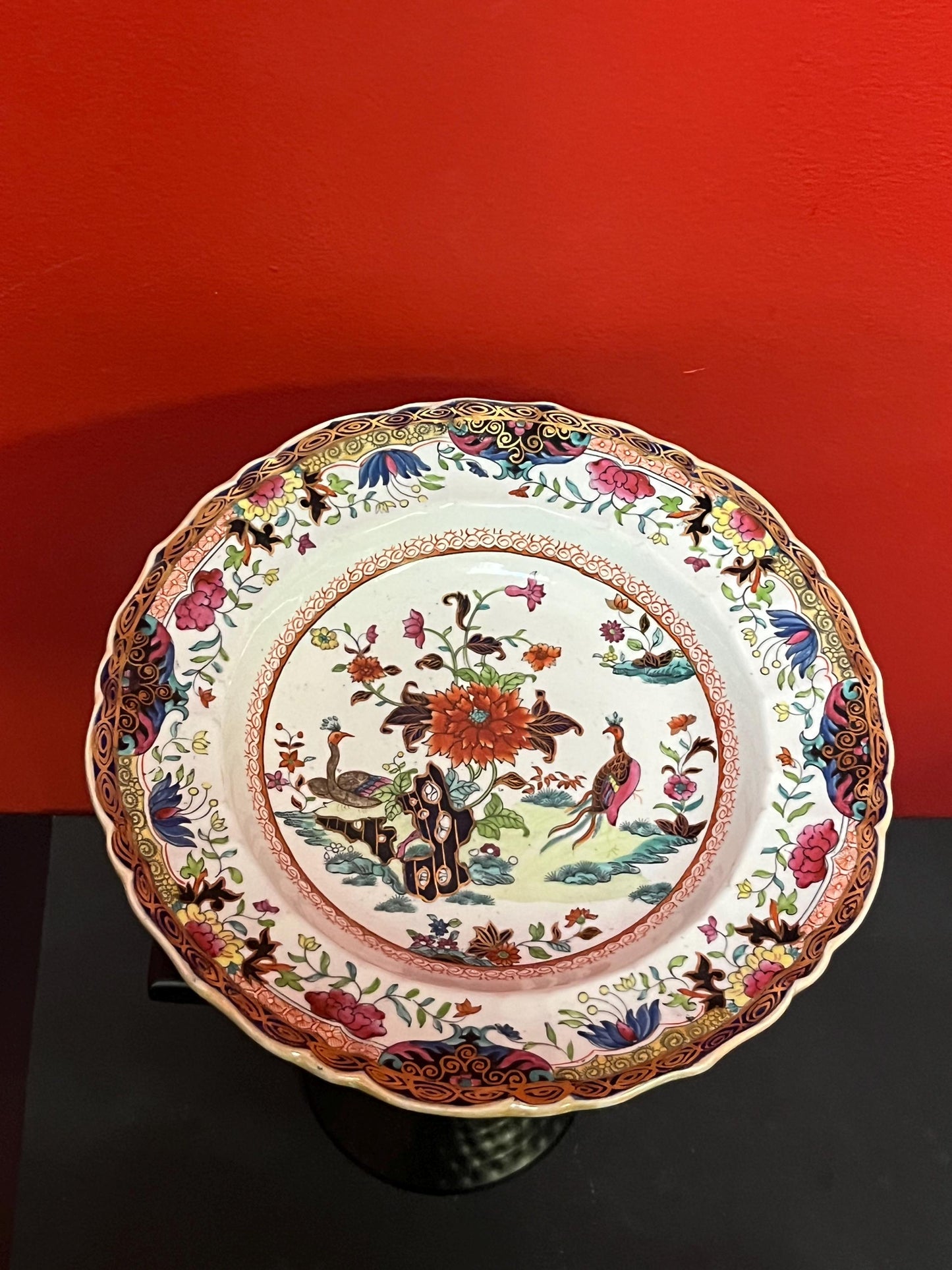 Stunning antique Staffordshire CJ Mason plate in mint condition 1813 to 1820 Fabulous  decoration