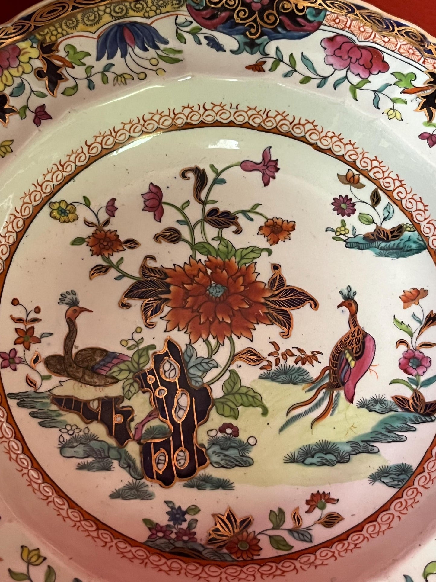 Stunning antique Staffordshire CJ Mason plate in mint condition 1813 to 1820 Fabulous  decoration