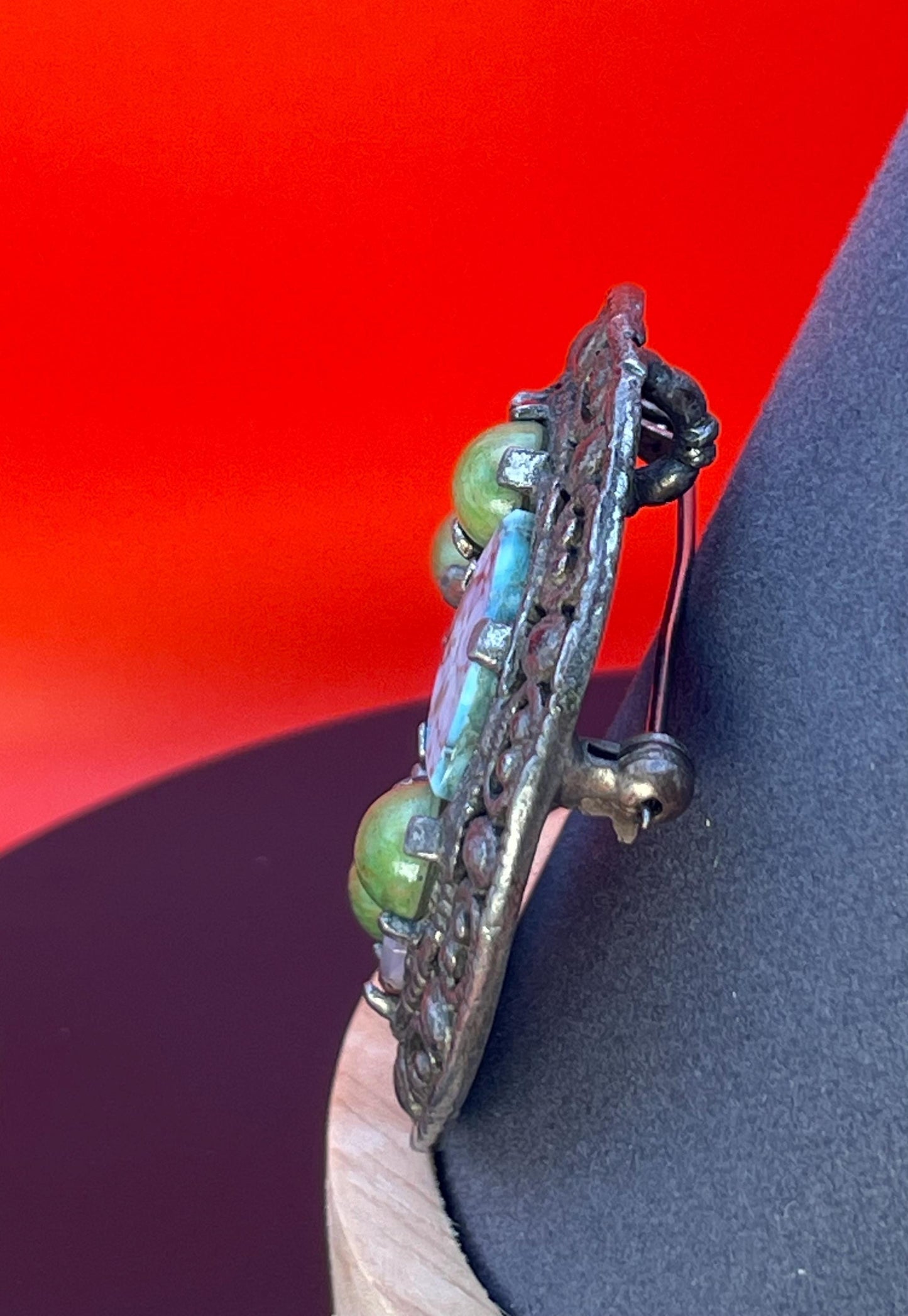 Lovely 2 inch Celtic-style silver brooch