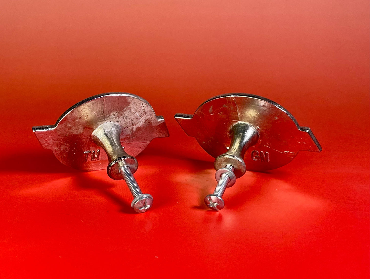 Classic Chevrolet-Inspired Set of 2.25-Inch Drawer Pulls for Car Lovers