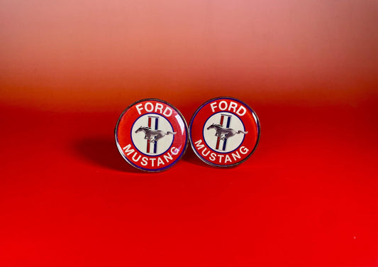 Classic Ford Mustang-Inspired Set of 2.25-Inch Drawer Pulls for Car Lovers
