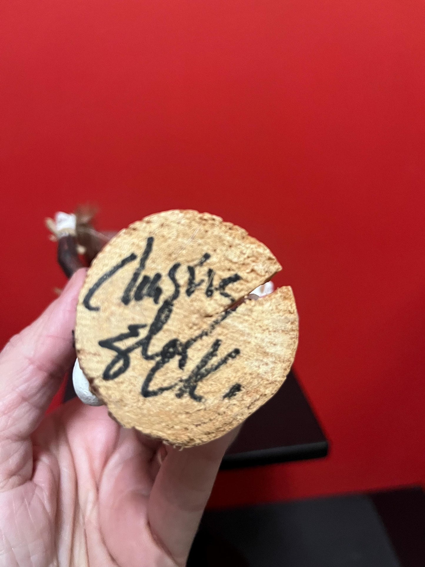 8 inch hopi kachina doll  signed   cracked base otherwise great condition   wow