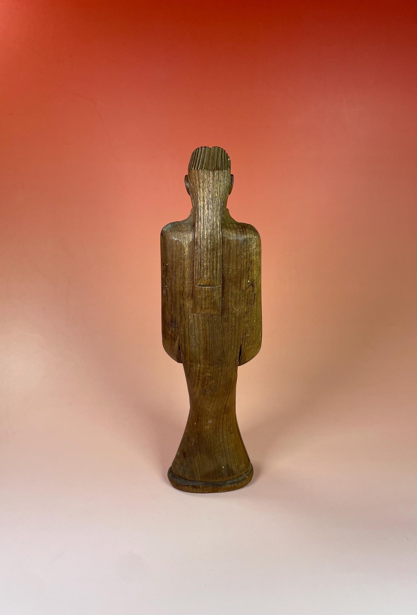 8.5 inch Asian Wooden Carved Statue