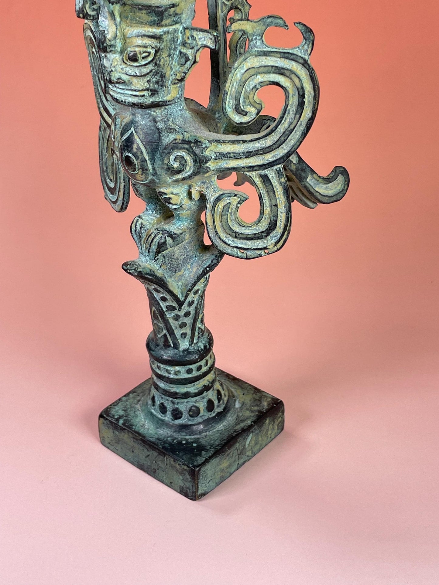 8 Bronze Southeast Asian Statue with Beautiful Patina