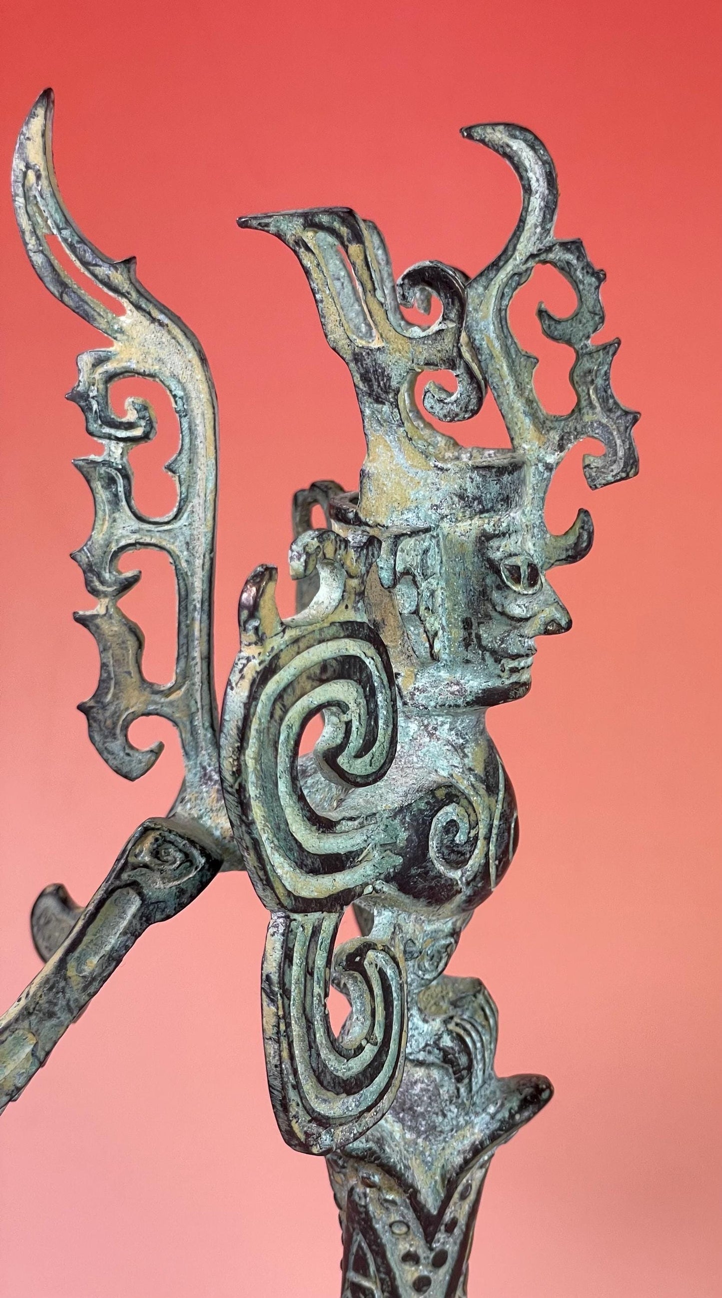 8 Bronze Southeast Asian Statue with Beautiful Patina