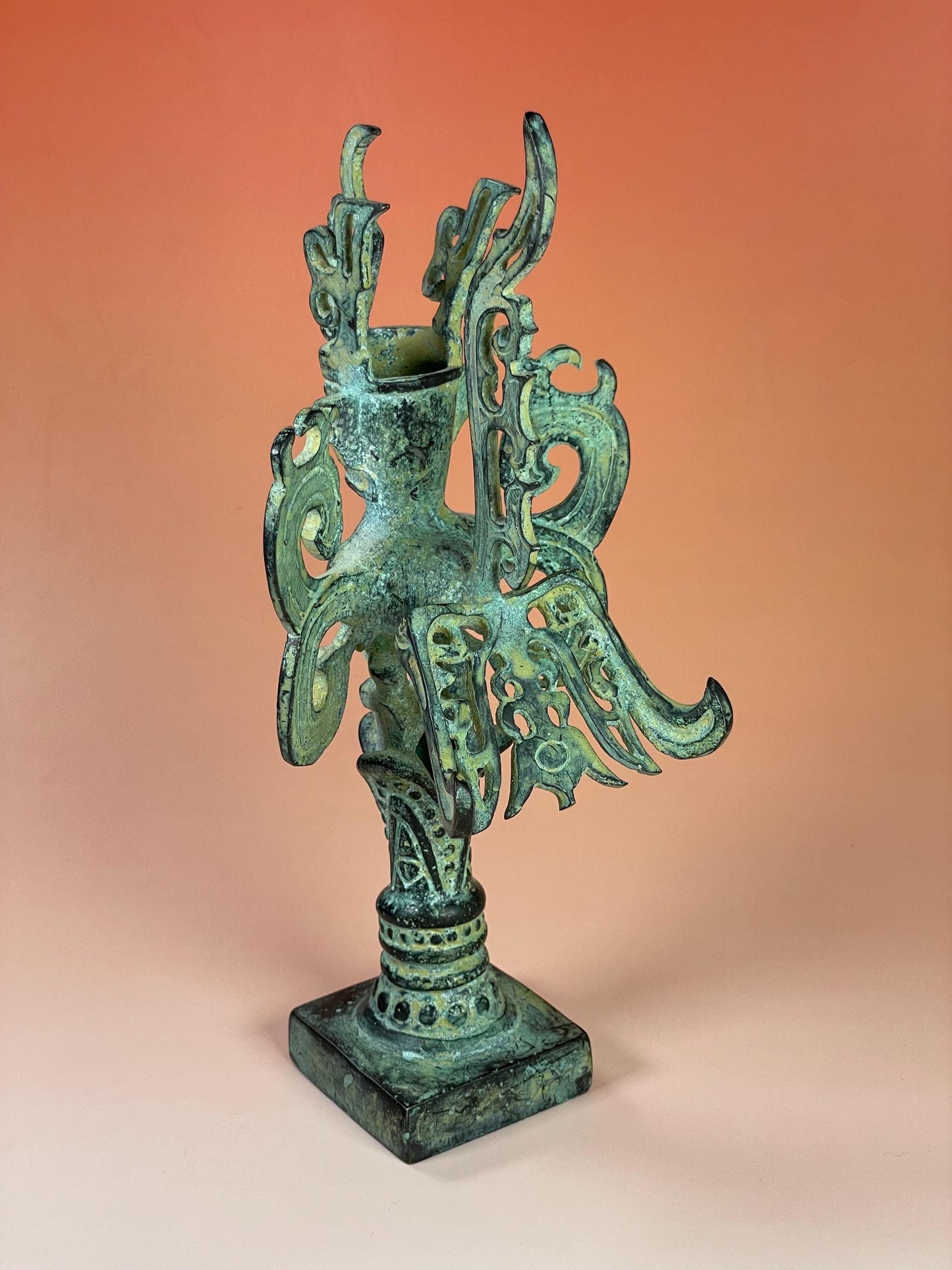 8 Bronze Southeast Asian Statue with Beautiful Patina