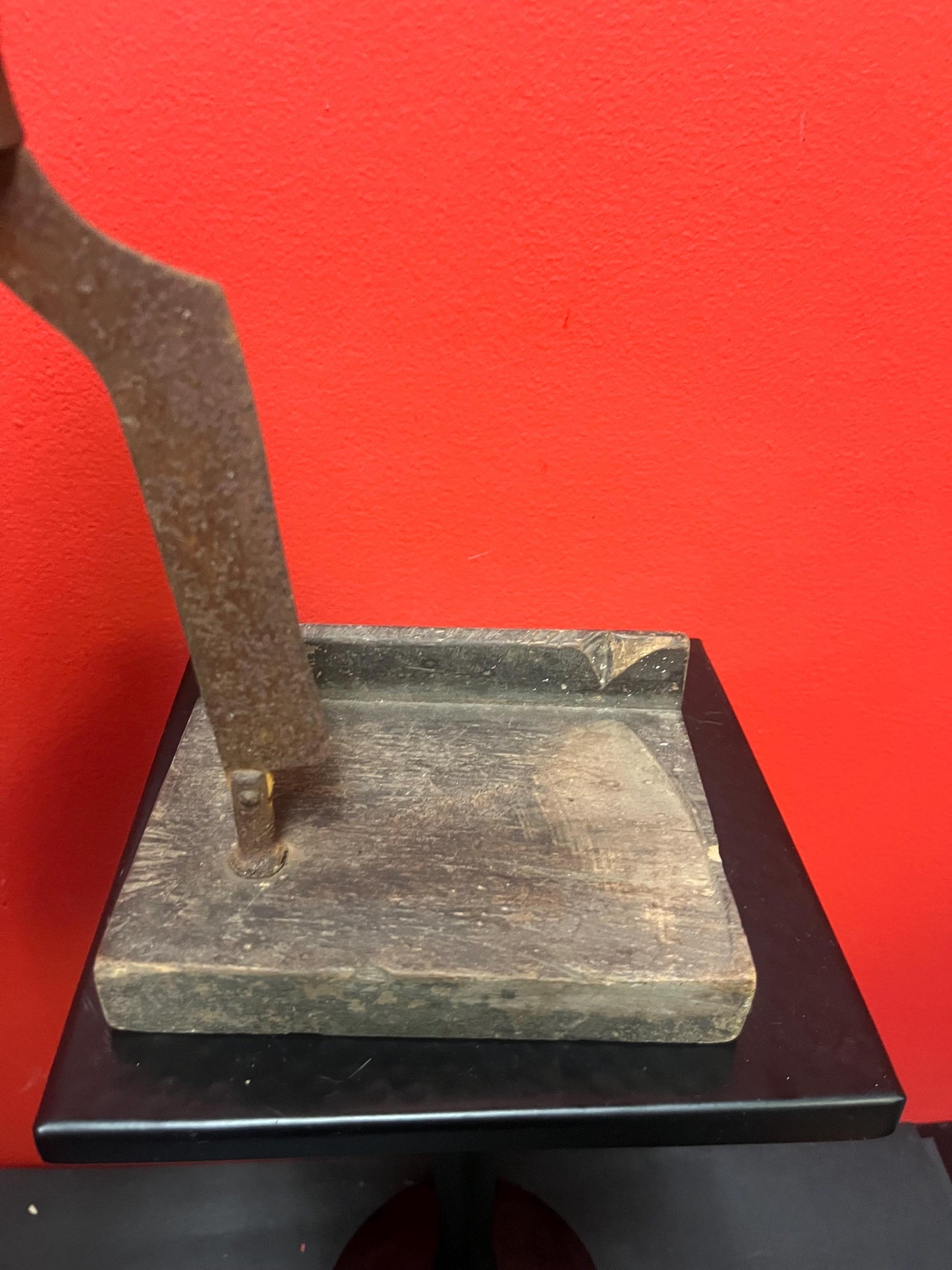 Antique 11 x 5 wide herb cutter  usable and great patina  amazing kitchen decor -