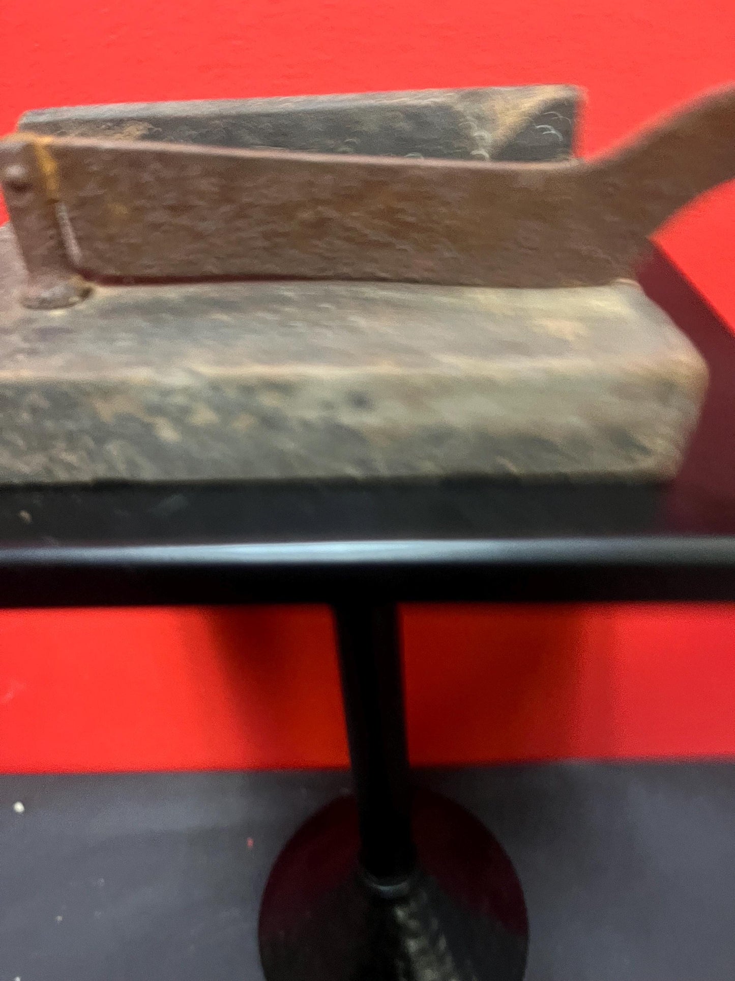 Antique 11 x 5 wide herb cutter  usable and great patina  amazing kitchen decor -