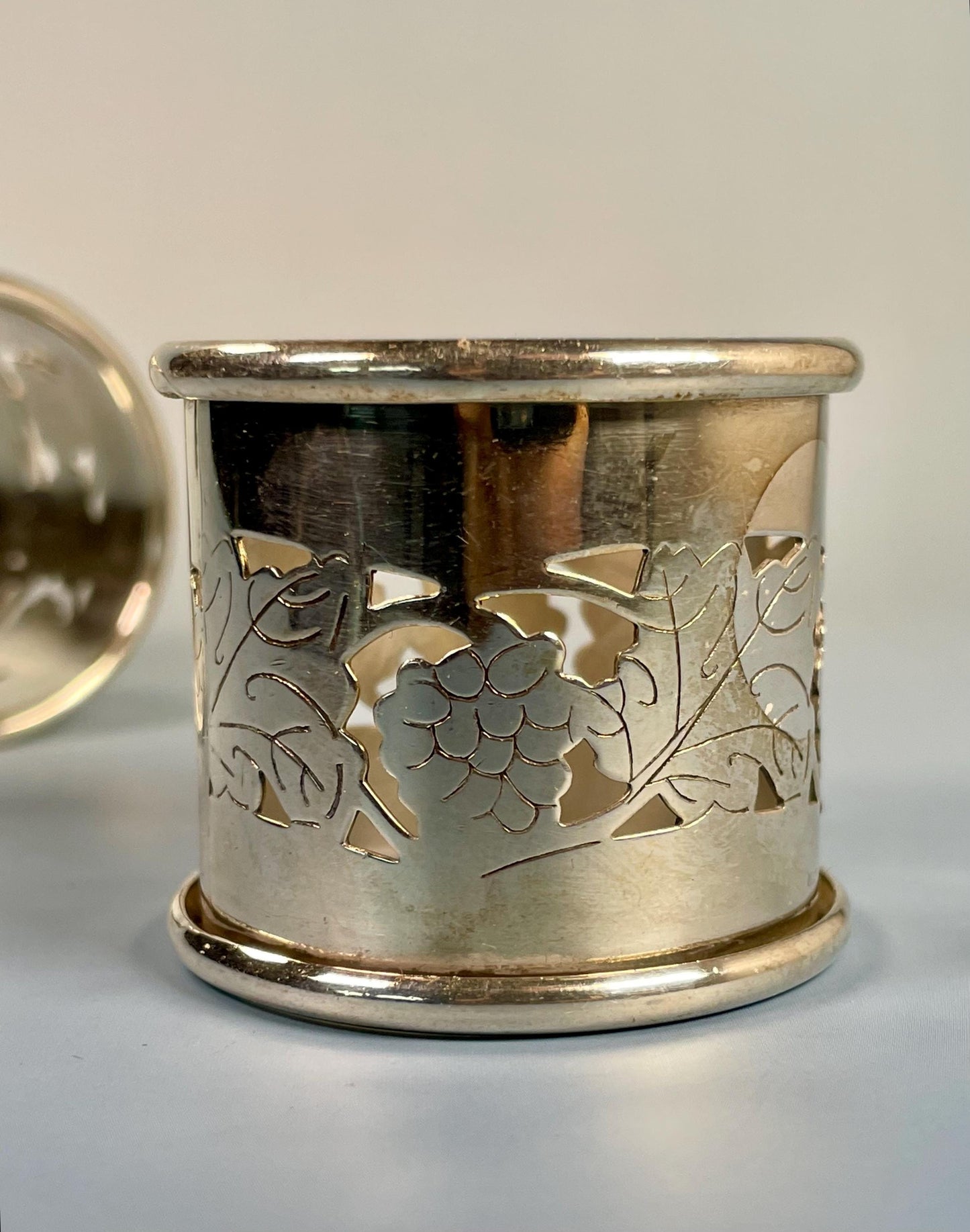 Set of 2 English Silver Plated Napkin Rings