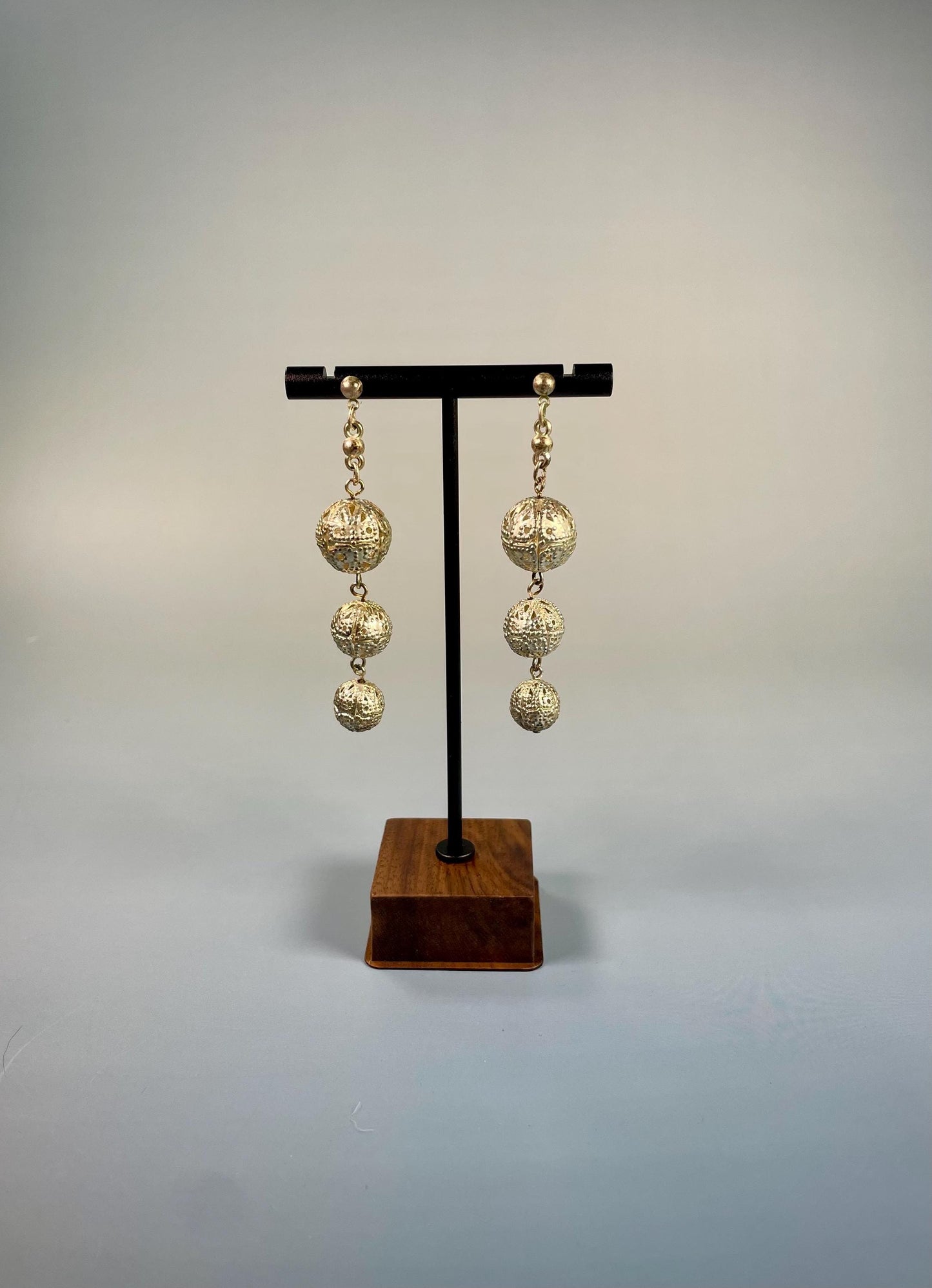 2.5 inch Untested Silver Earrings