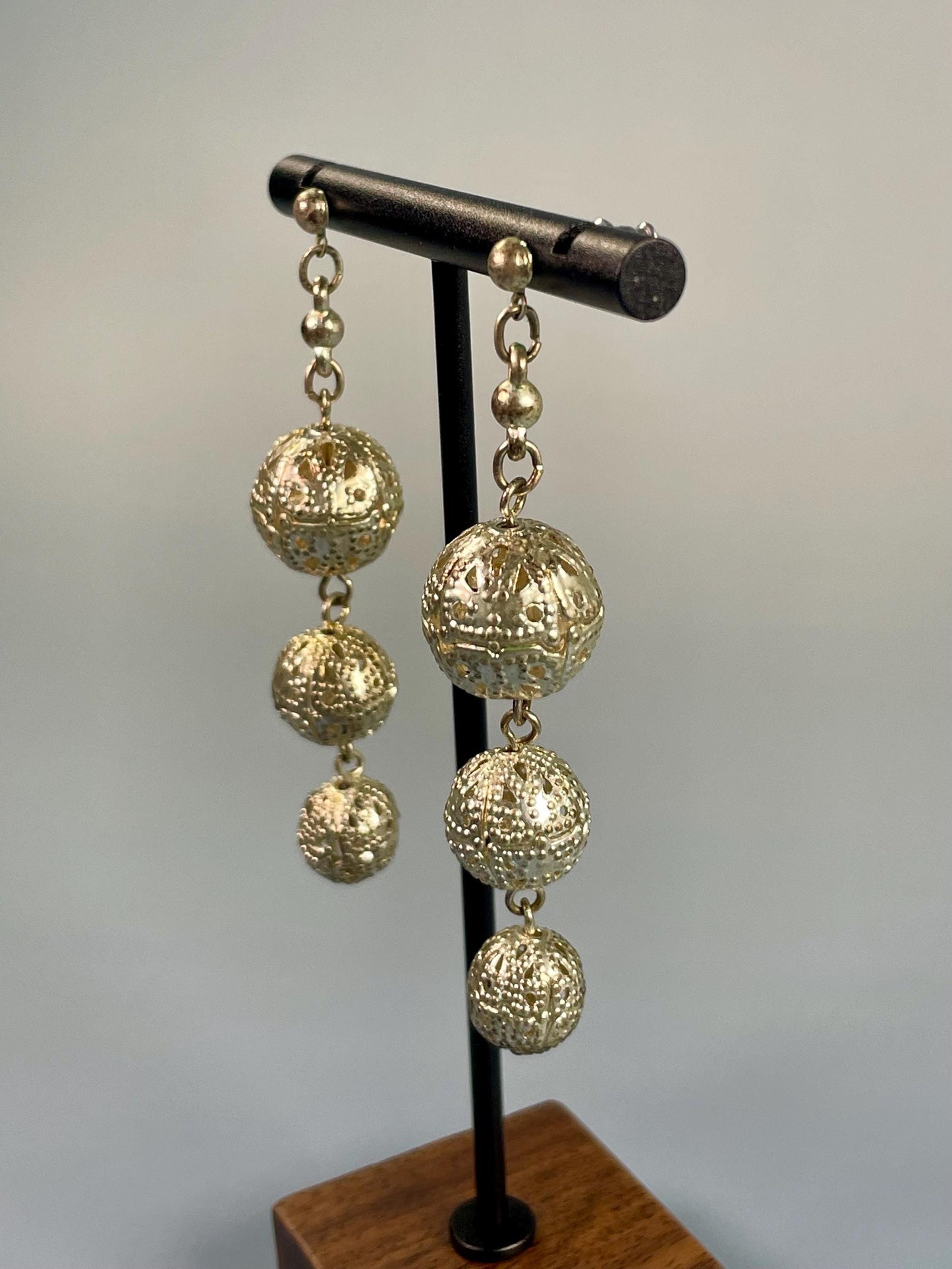 2.5 inch Untested Silver Earrings