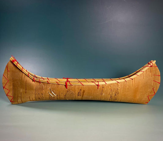 Canadian Vintage Birch Bark Canoe