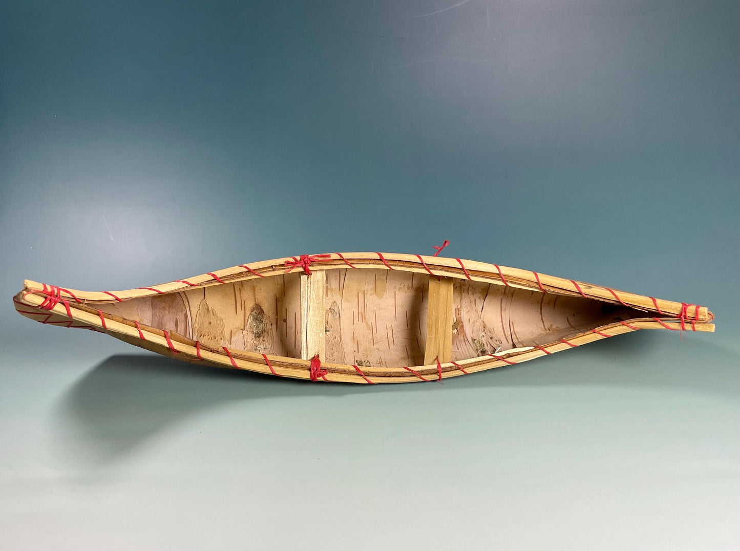 Canadian Vintage Birch Bark Canoe