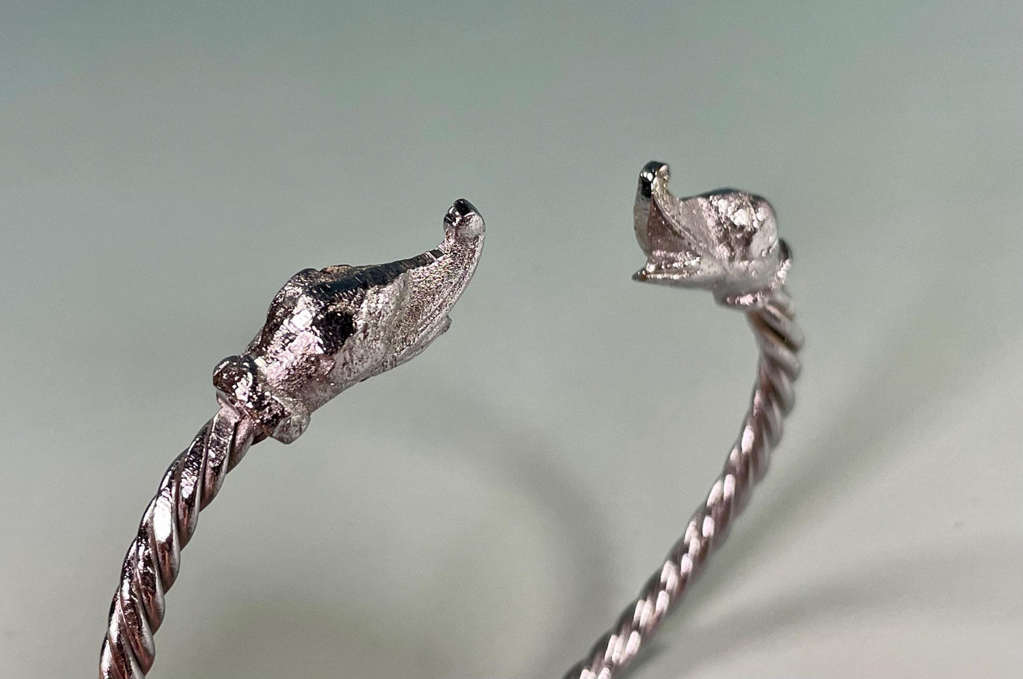 Interesting Design Bracelet  Untested Silver