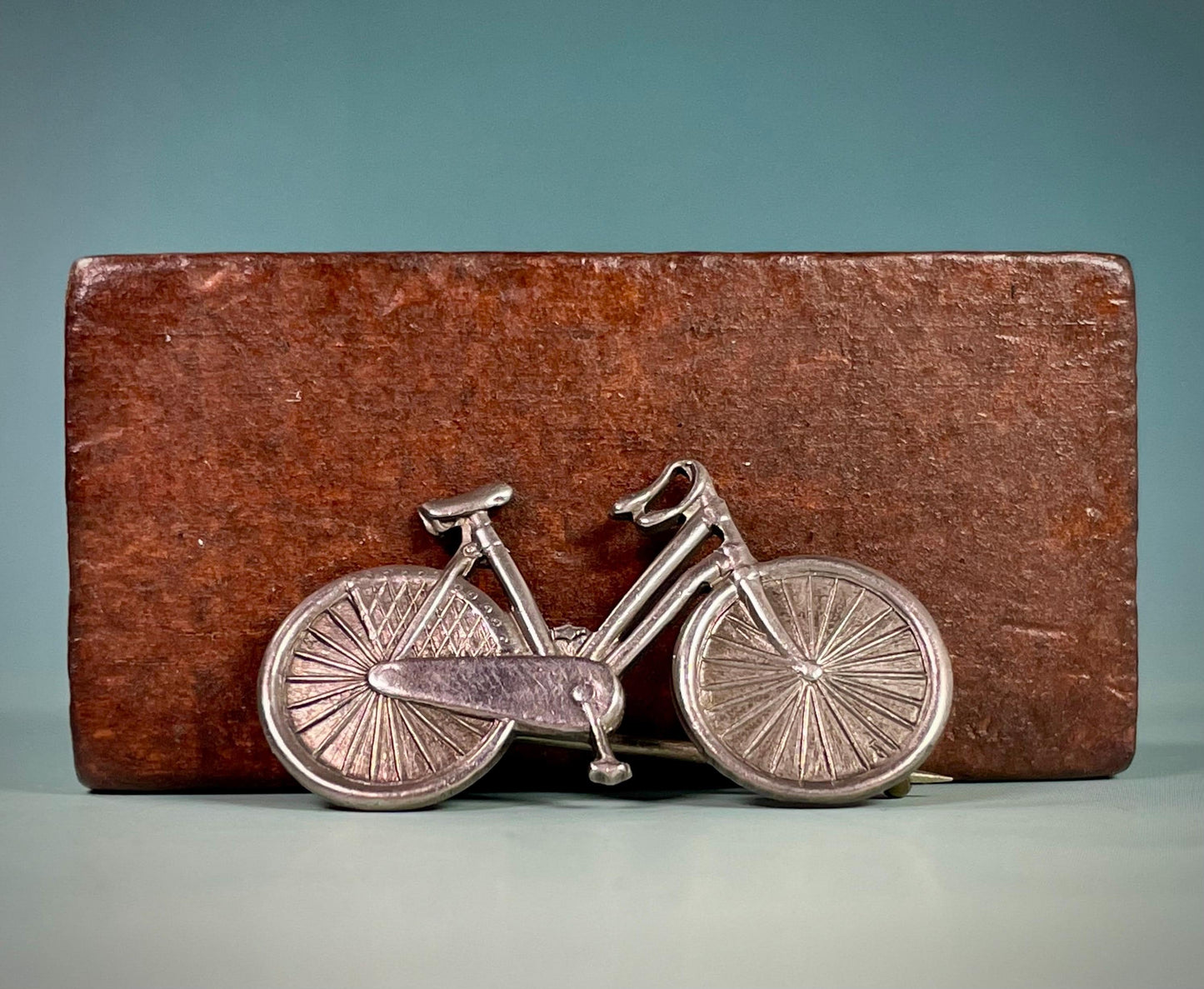 Sterling Silver Bicycle Brooch