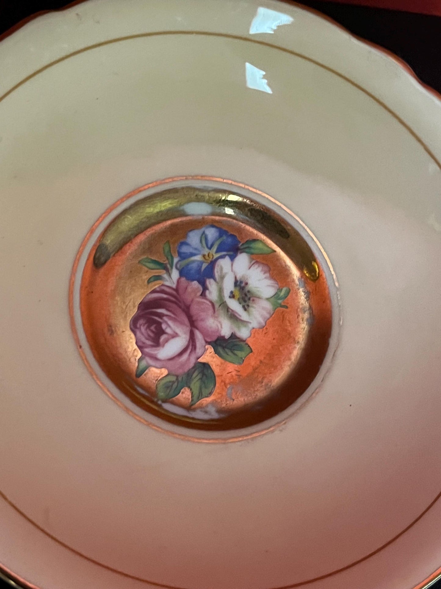 Absolutely gorgeous, antique paragon, double head cup and saucer in total mint condition  wonderful piece