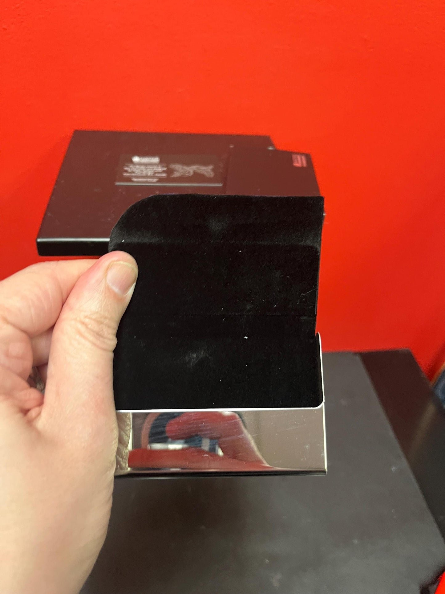 Indigenous business card holder  brand new 4 x 2  native designed by Canadian artist great gift  with box