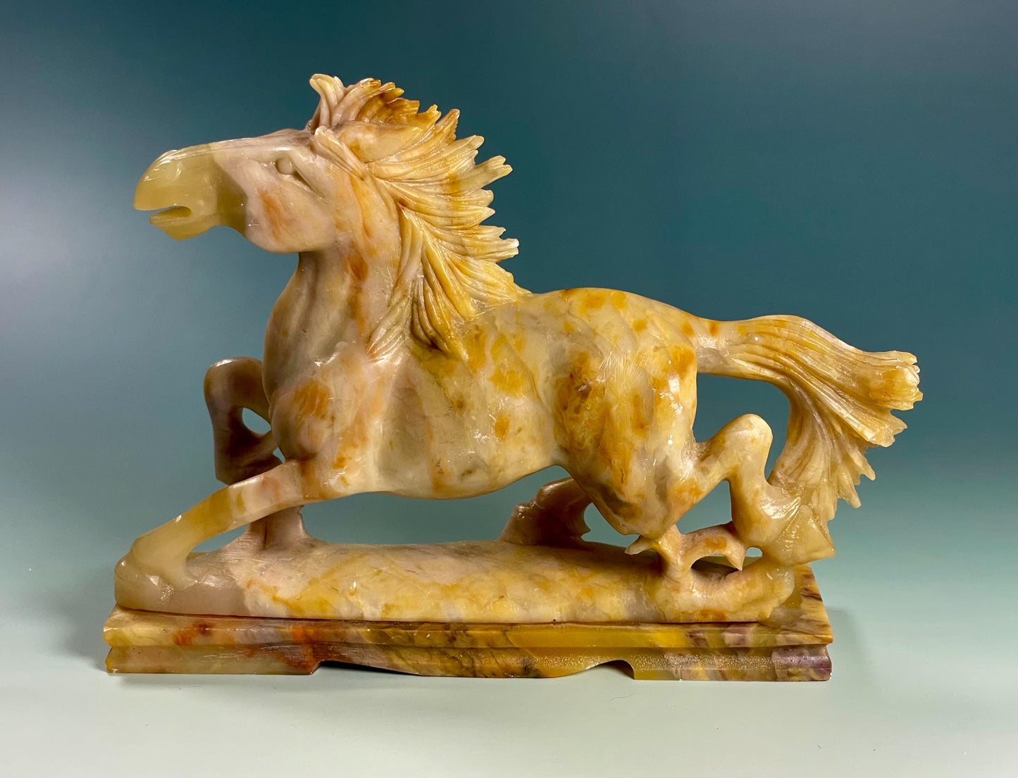 Hand-Carved Chinese Soapstone Sculpture