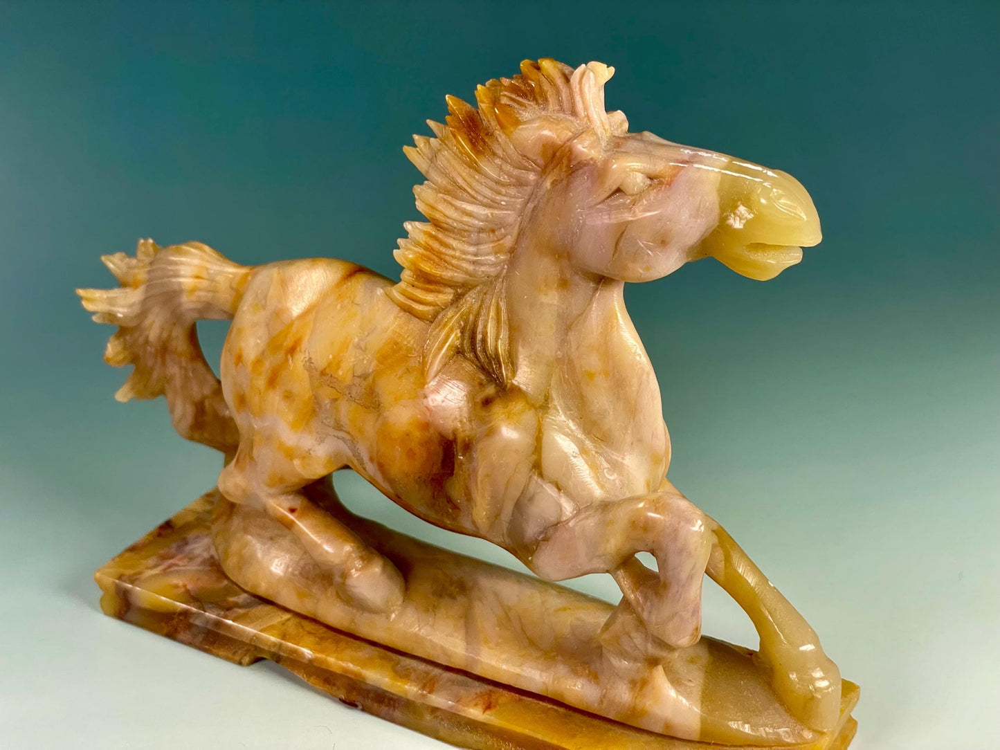 Hand-Carved Chinese Soapstone Sculpture