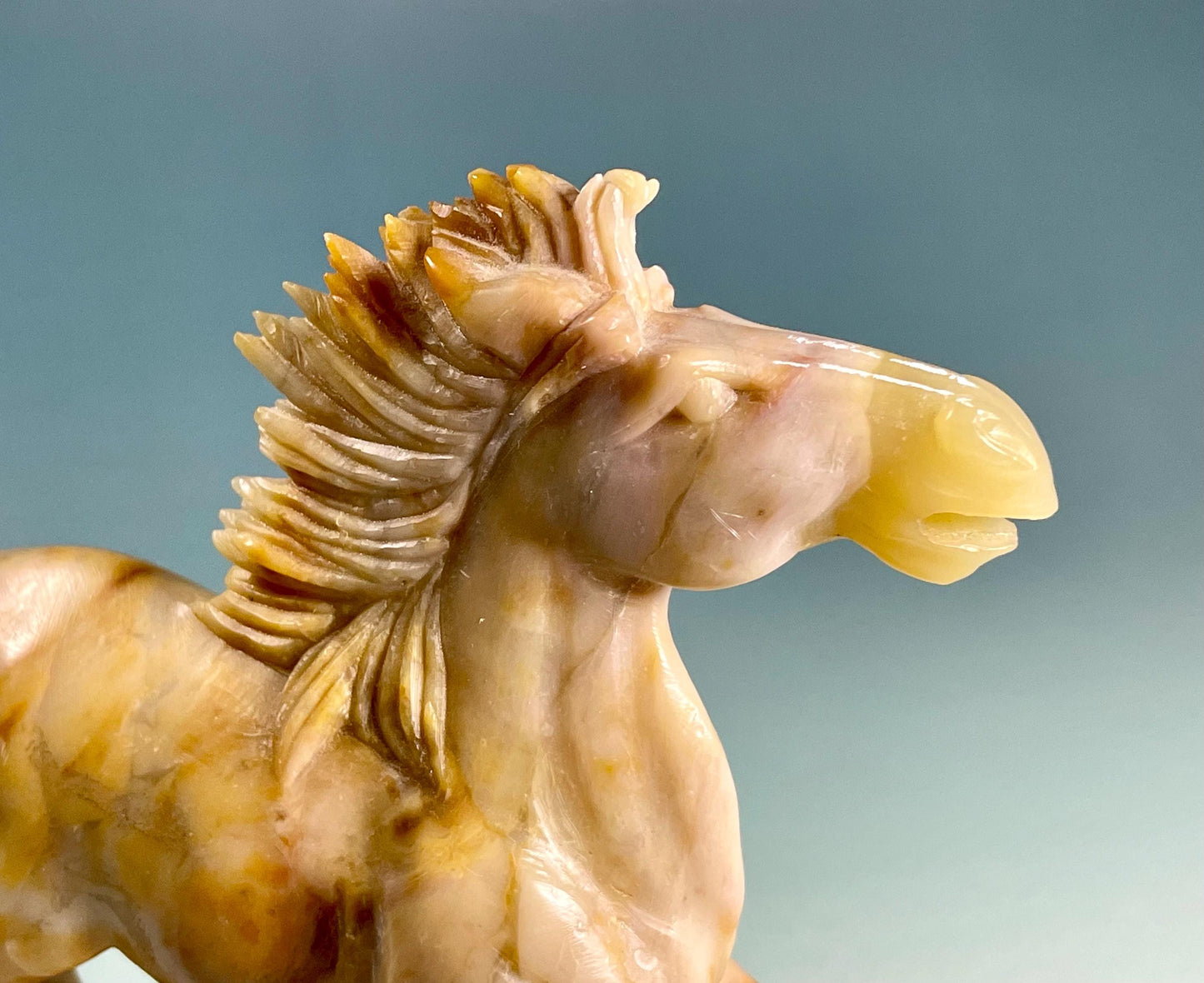 Hand-Carved Chinese Soapstone Sculpture