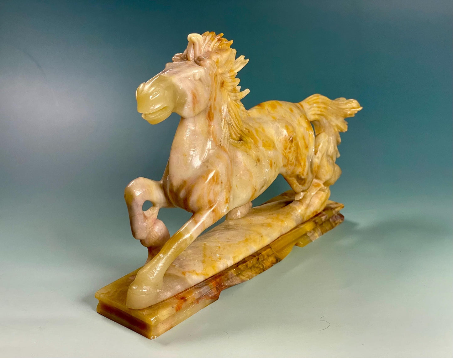 Hand-Carved Chinese Soapstone Sculpture