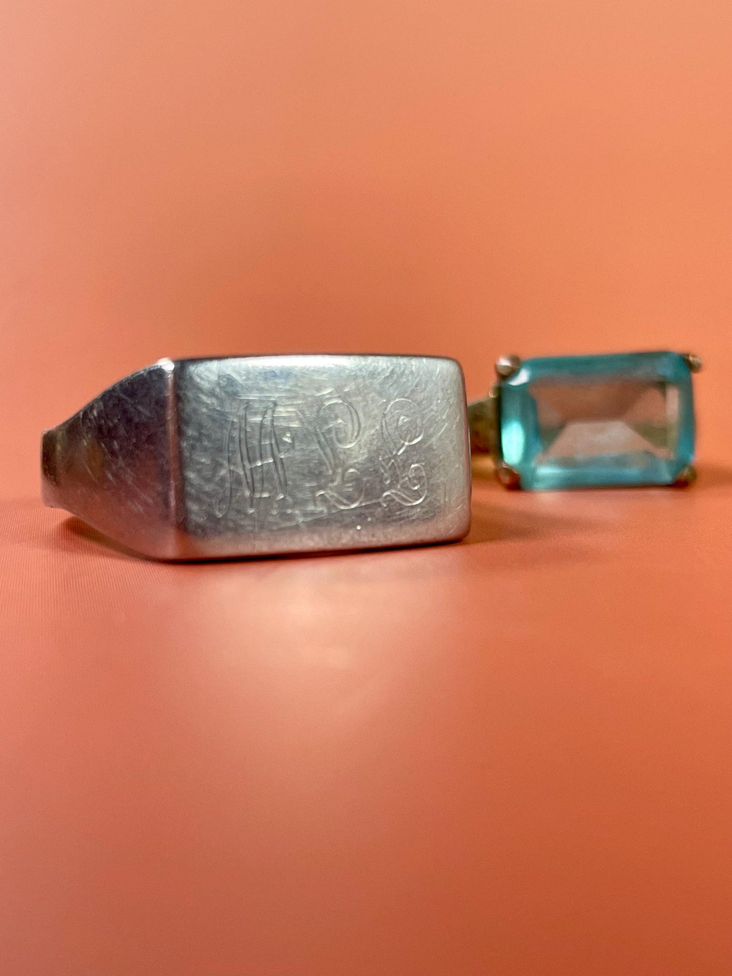 Jade Bracelet and Two Rings