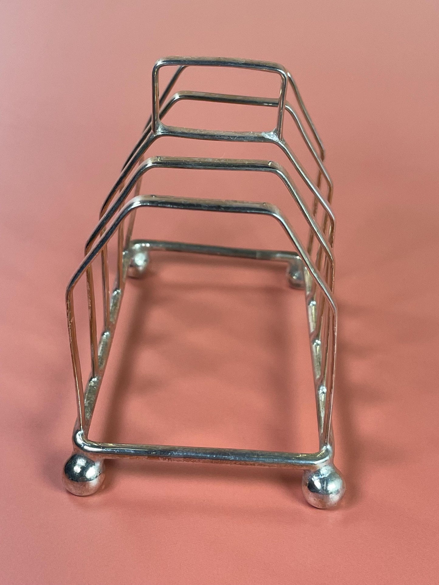 English Silver-Plated Toast Rack