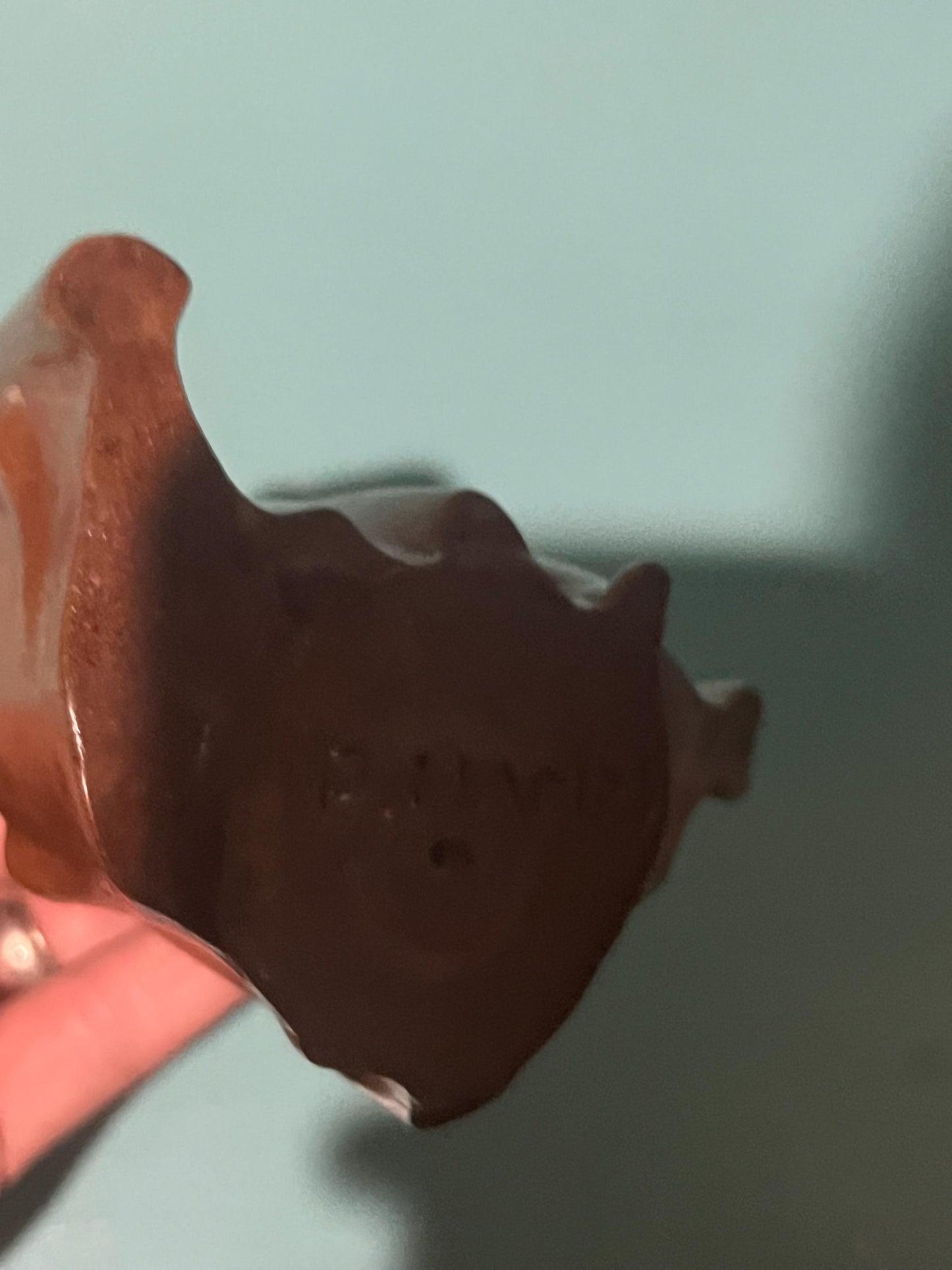 6 inch high signed carved wooden statue of a lady belle  wonderful detail  super price