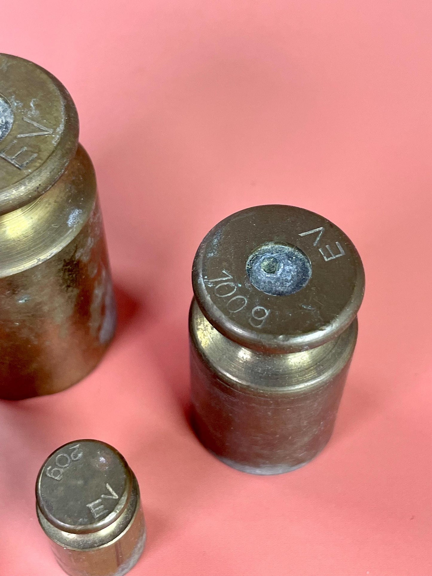 Set of 6 Miniature Scale Weights