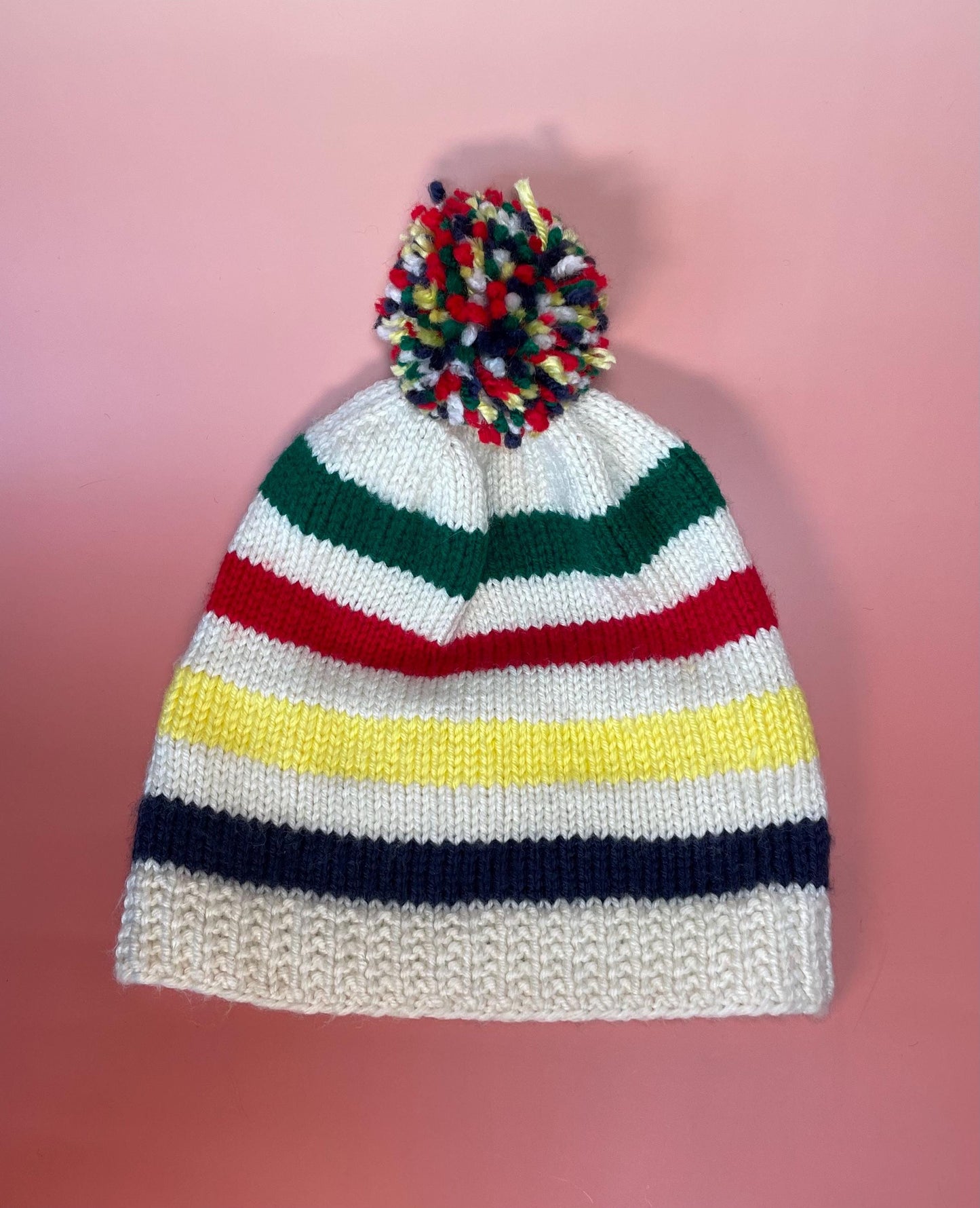 Knit Hudsons Bay company vintage amazing  Toque  retro cool HBC