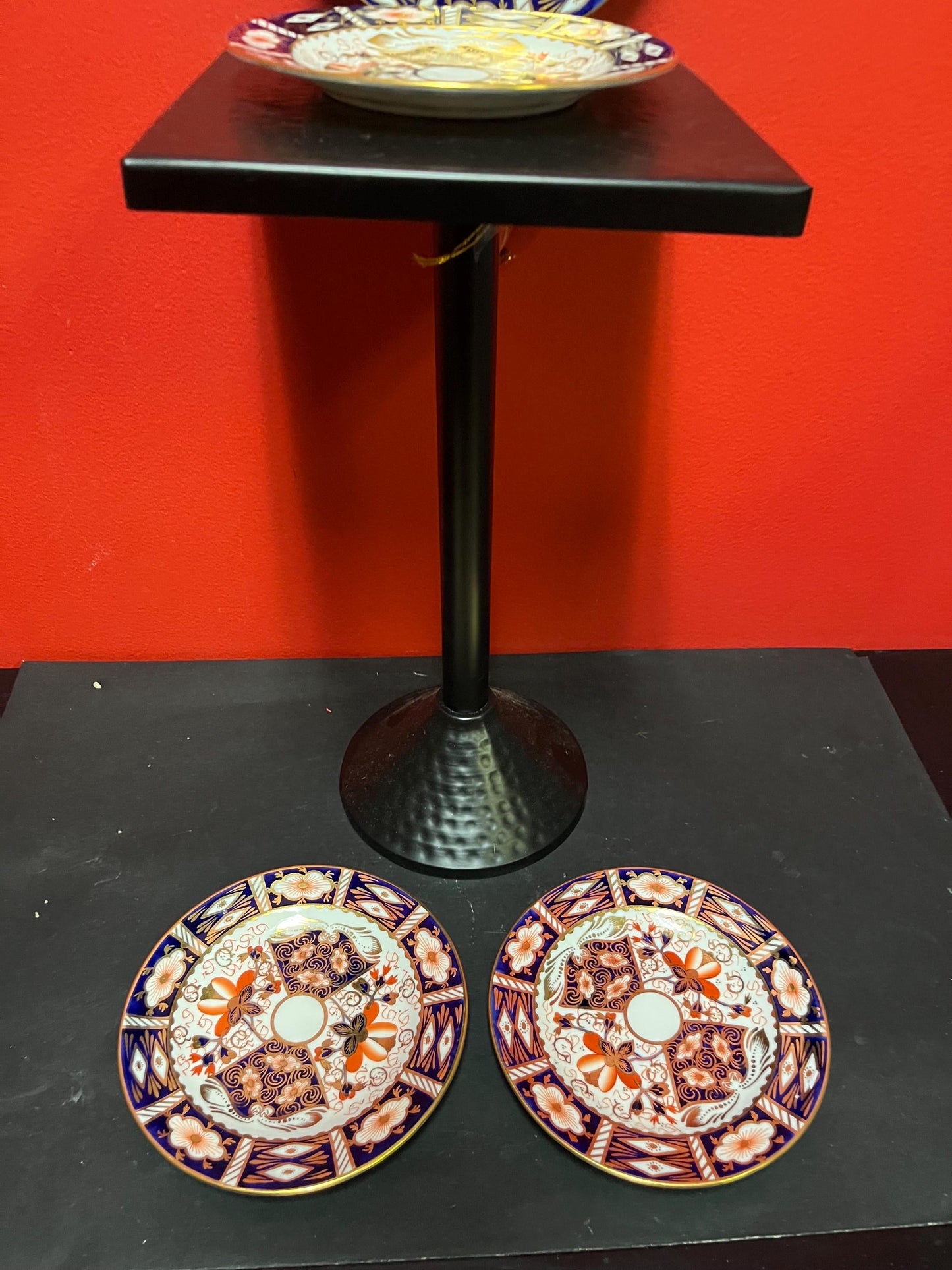 Set of 4 Royal Crown Derby Imari 2451 plates  mint condition  6.25 inches  price  for all