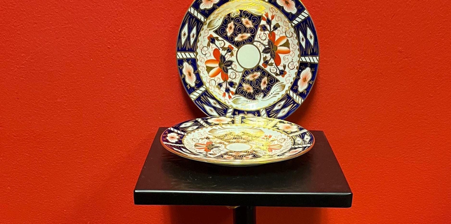 Set of 4 Royal Crown Derby Imari 2451 plates  mint condition  6.25 inches  price  for all