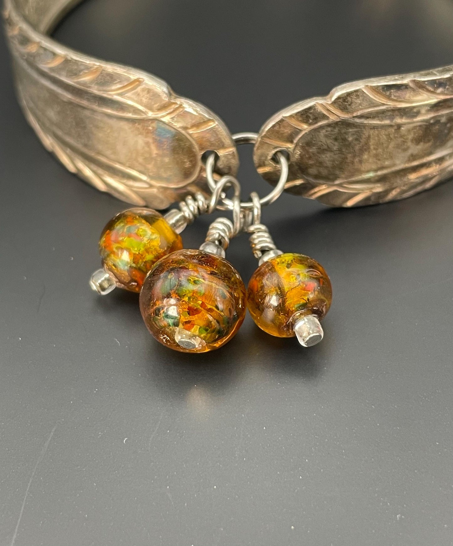 Vintage Silver Spoon Bracelet  Handcrafted Jewelry