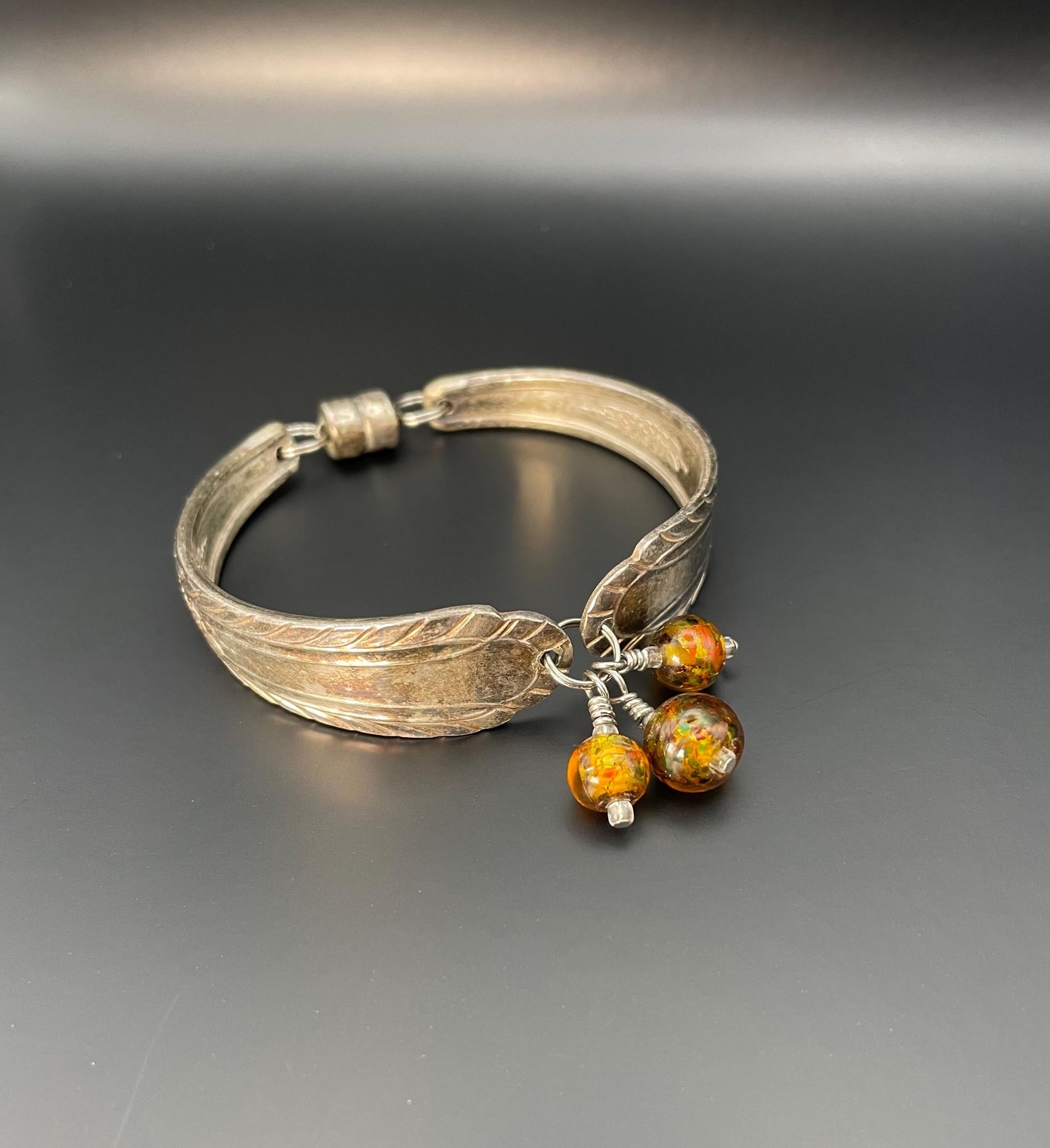 Vintage Silver Spoon Bracelet  Handcrafted Jewelry