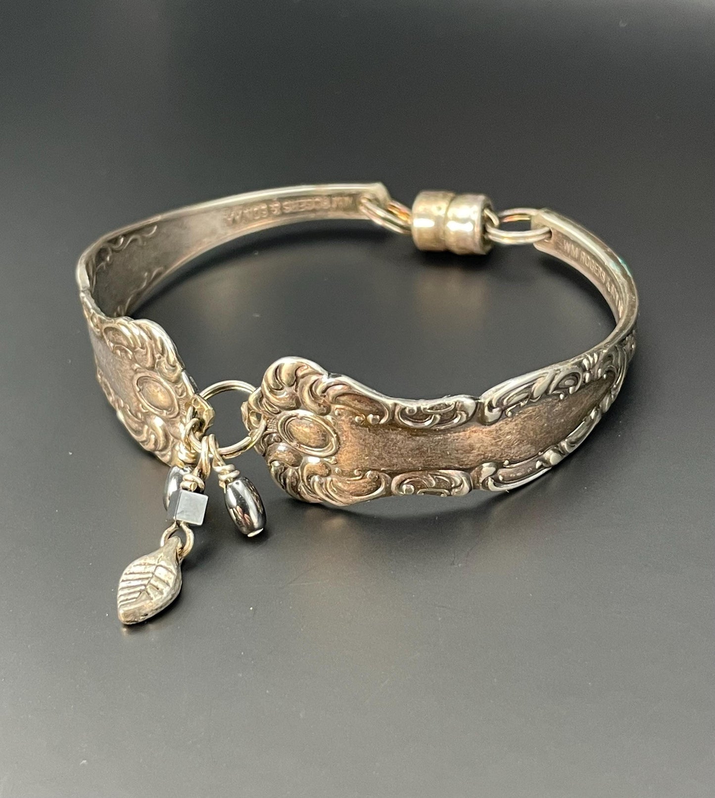 Vintage Silver Spoon Bracelet  Handcrafted Jewelry