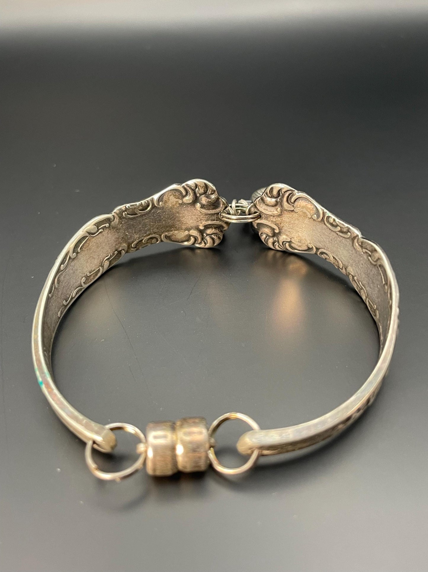 Vintage Silver Spoon Bracelet  Handcrafted Jewelry