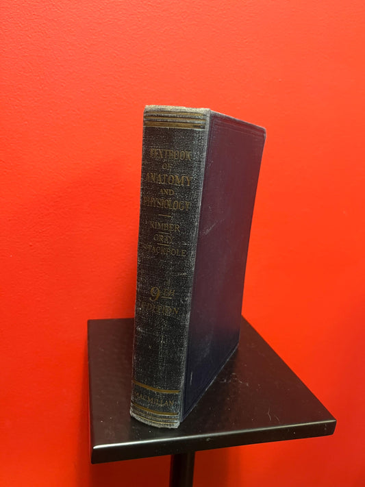 Textbook of anatomy and physiology  ninth edition  1934  640 pages  pretty good antique condition