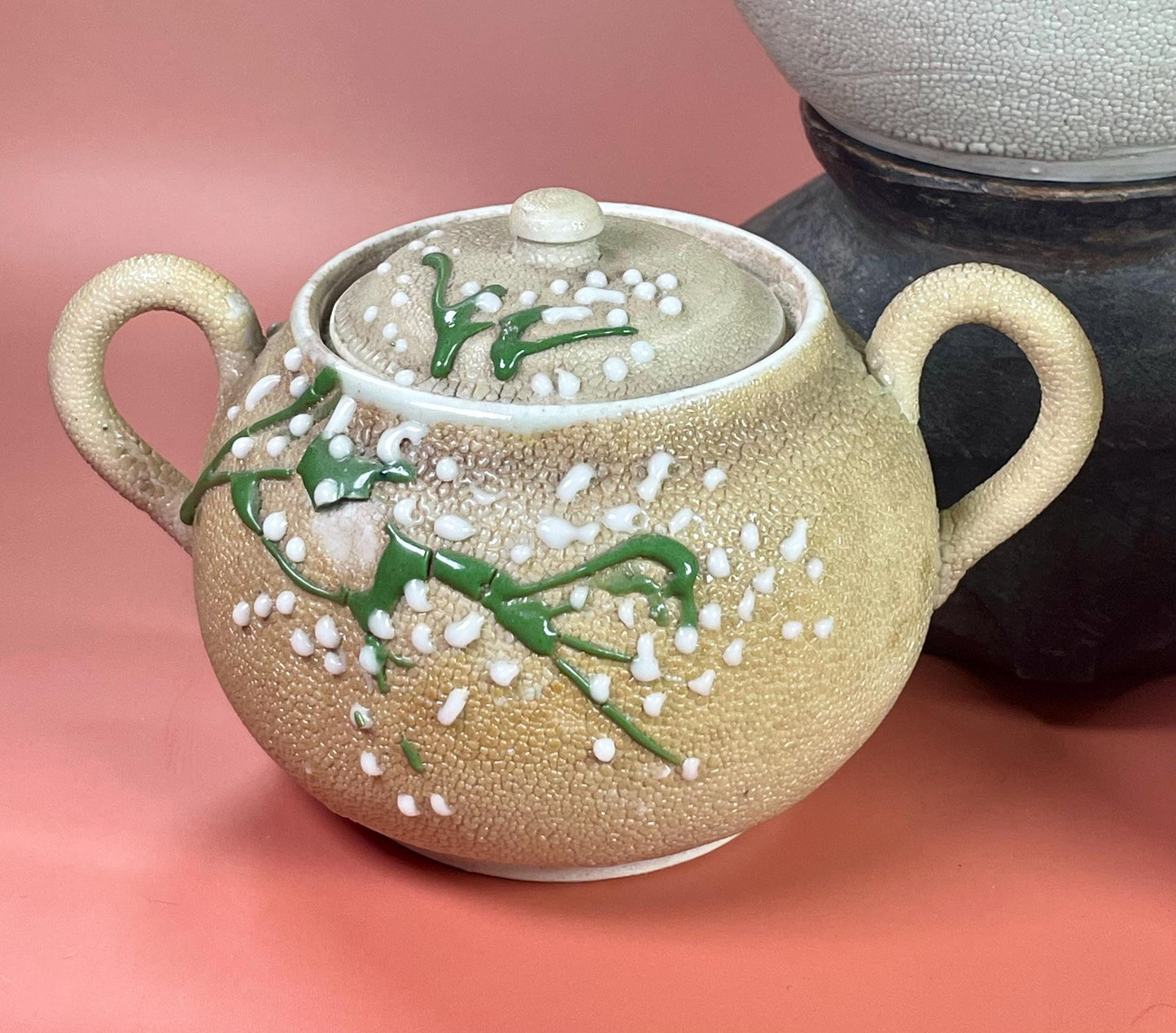 Japanese Antique Sharkskin Porcelain Tea Set