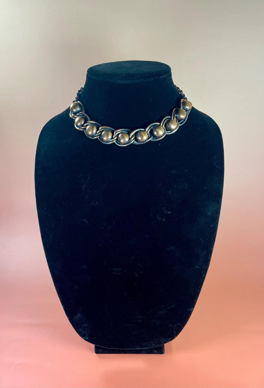 Vintage-Style Copper Tone Necklace