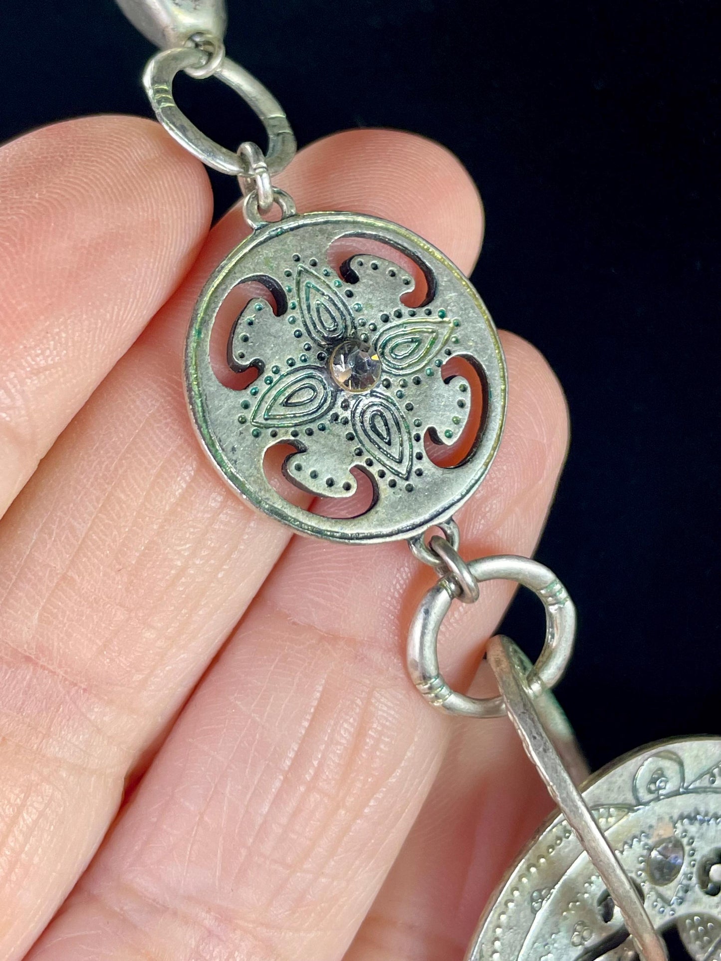 20 Metal Chain Necklace with Hanging Embellishments