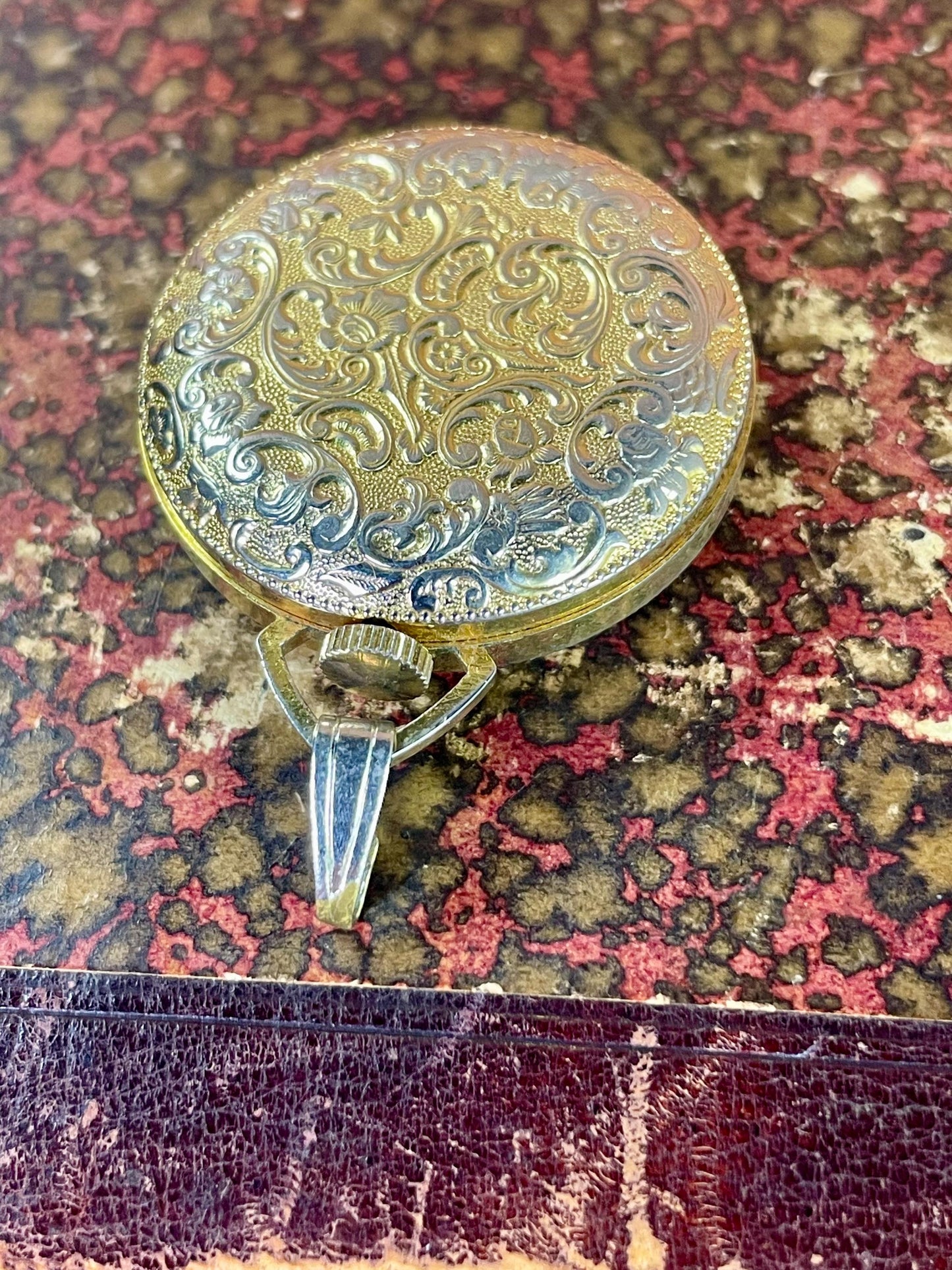 1.5 Pocket Watch with Roman Numerals (Needs Battery/Repairs)